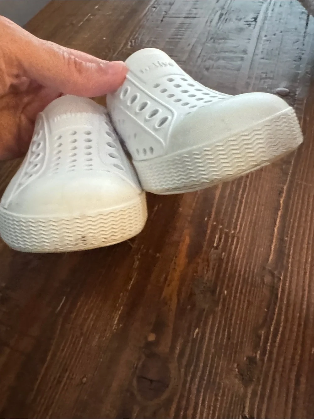 Native Slip-On Water Shoes in White